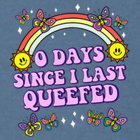 Love Queefing Queef Funny Queefed Embarrassing Garment-Dyed Sweatshirt