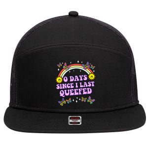 Love Queefing Queef Funny Queefed Embarrassing Adult Humor 7 Panel Mesh Trucker Snapback Hat