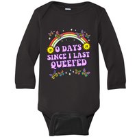 Love Queefing Queef Funny Queefed Embarrassing Adult Humor Baby Long Sleeve Bodysuit