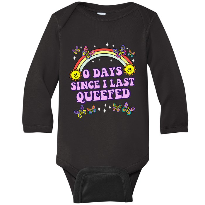 Love Queefing Queef Funny Queefed Embarrassing Adult Humor Baby Long Sleeve Bodysuit