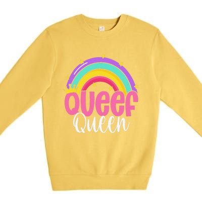 Love Queefing Queef Funny Queefed Embarrassing Adult Humor Gift Premium Crewneck Sweatshirt