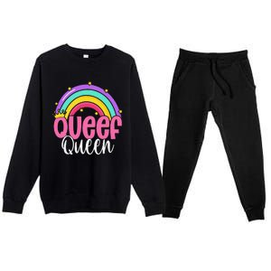 Love Queefing Queef Funny Queefed Embarrassing Adult Humor Gift Premium Crewneck Sweatsuit Set