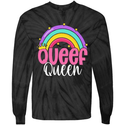 Love Queefing Queef Funny Queefed Embarrassing Adult Humor Gift Tie-Dye Long Sleeve Shirt