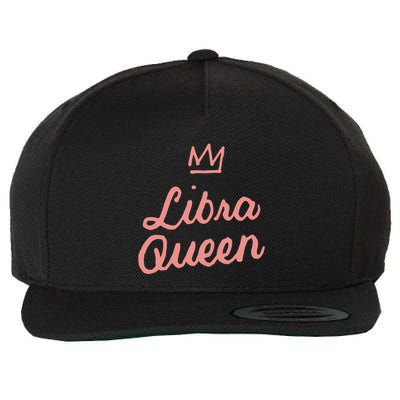Libra Queen September Or October Birthday Zodiac Funny Gift Wool Snapback Cap