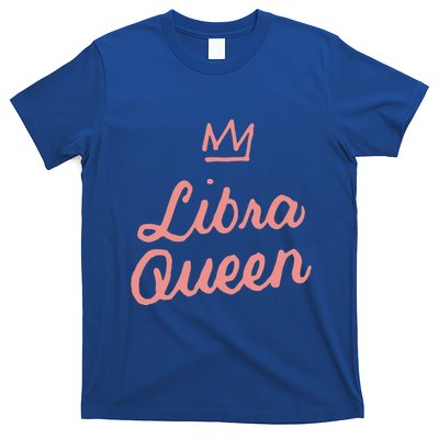 Libra Queen September Or October Birthday Zodiac Funny Gift T-Shirt