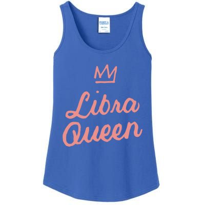 Libra Queen September Or October Birthday Zodiac Funny Gift Ladies Essential Tank