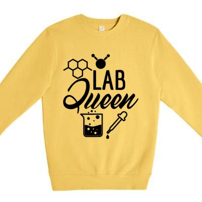 Lab Queen Shirt Laboratory Science Female Scientist Gift TShirt Premium Crewneck Sweatshirt