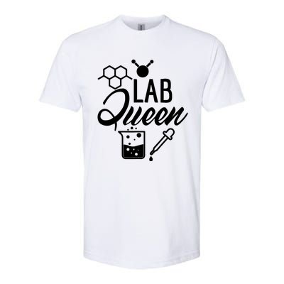 Lab Queen Shirt Laboratory Science Female Scientist Gift TShirt Softstyle® CVC T-Shirt