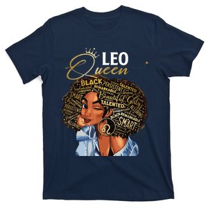 Leo Queen Sweet As Candy Birthday Gift For Black Women T-Shirt