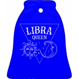 Libra Queen / Tarot Sun And Moon Libra Birthday Astrology Gift Ceramic Bell Ornament