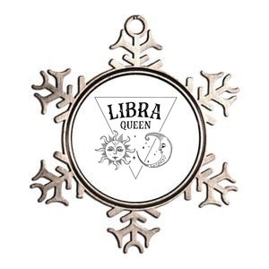 Libra Queen / Tarot Sun And Moon Libra Birthday Astrology Gift Metallic Star Ornament