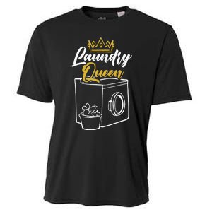 Laundry Queen Worker Job Profession Occupation Cleaning Cooling Performance Crew T-Shirt