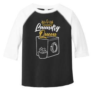 Laundry Queen Worker Job Profession Occupation Cleaning Toddler Fine Jersey T-Shirt