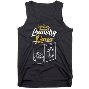 Laundry Queen Worker Job Profession Occupation Cleaning Tank Top