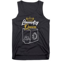 Laundry Queen Worker Job Profession Occupation Cleaning Tank Top