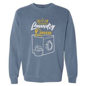 Laundry Queen Worker Job Profession Occupation Cleaning Garment-Dyed Sweatshirt