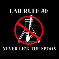 Lab Rule 1 Never Lick The Spoon Funny Science Chemistry Drawstring Bag
