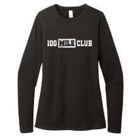 Let's run 100 miles ultrarunning ultra trail runner gift Womens CVC Long Sleeve Shirt