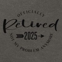 Ly Retired 2025 For Women Not My Problem Anymore Cotton Canvas Backpack