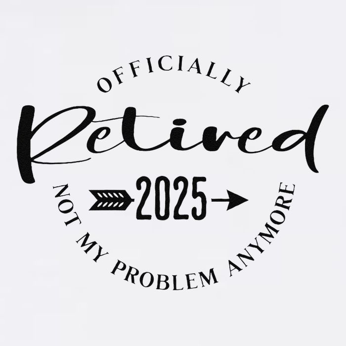 Ly Retired 2025 For Women Not My Problem Anymore Garment-Dyed Sweatshirt