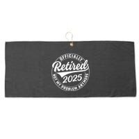 Ly Retired 2025 Not My Problem Anymore Retiret Gift Large Microfiber Waffle Golf Towel