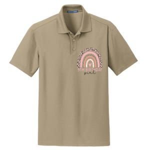 Leopard Rainbow 9th Birthday Girl Gifts 9 Year Old Dry Zone Grid Polo