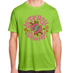 Let's Roll Away Skate Adult ChromaSoft Performance T-Shirt