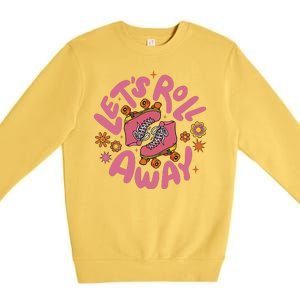 Let's Roll Away Skate Premium Crewneck Sweatshirt