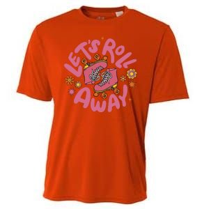 Let's Roll Away Skate Cooling Performance Crew T-Shirt