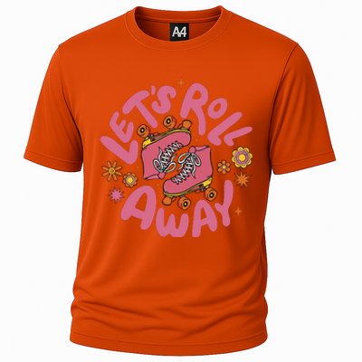 Let's Roll Away Skate Cooling Performance Crew T-Shirt