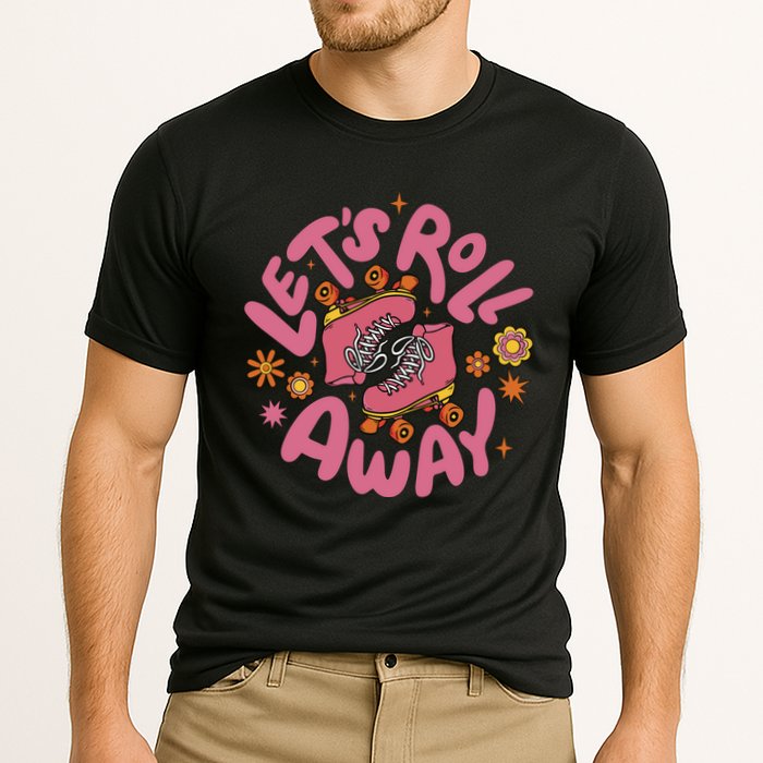Let's Roll Away Skate Cooling Performance Crew T-Shirt