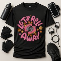 Let's Roll Away Skate Cooling Performance Crew T-Shirt