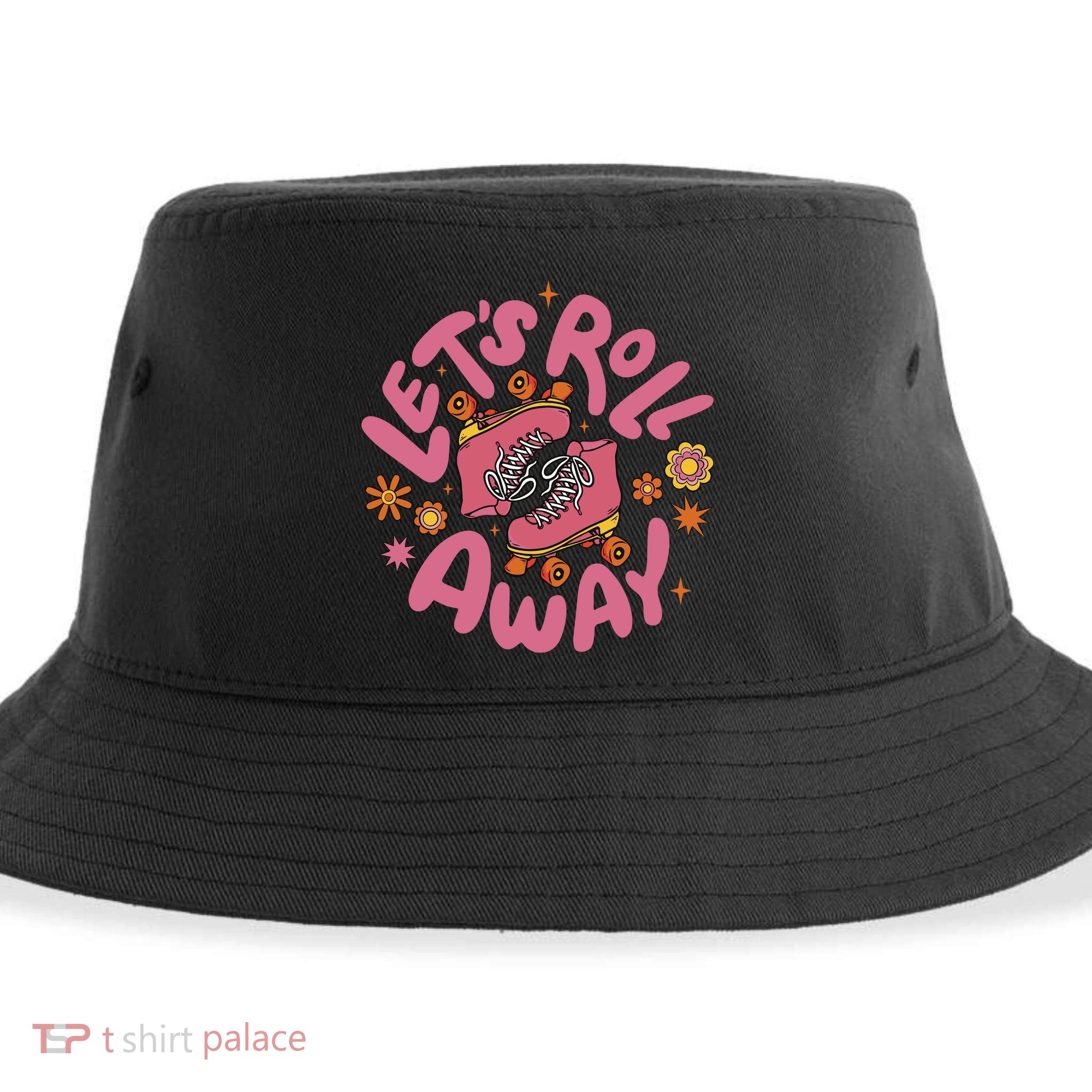 Let's Roll Away Skate Sustainable Bucket Hat