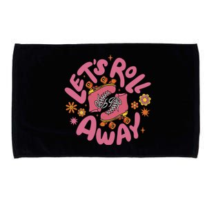 Let's Roll Away Skate Microfiber Hand Towel