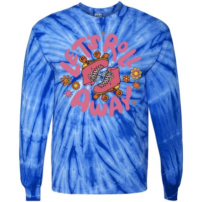 Let's Roll Away Skate Tie-Dye Long Sleeve Shirt