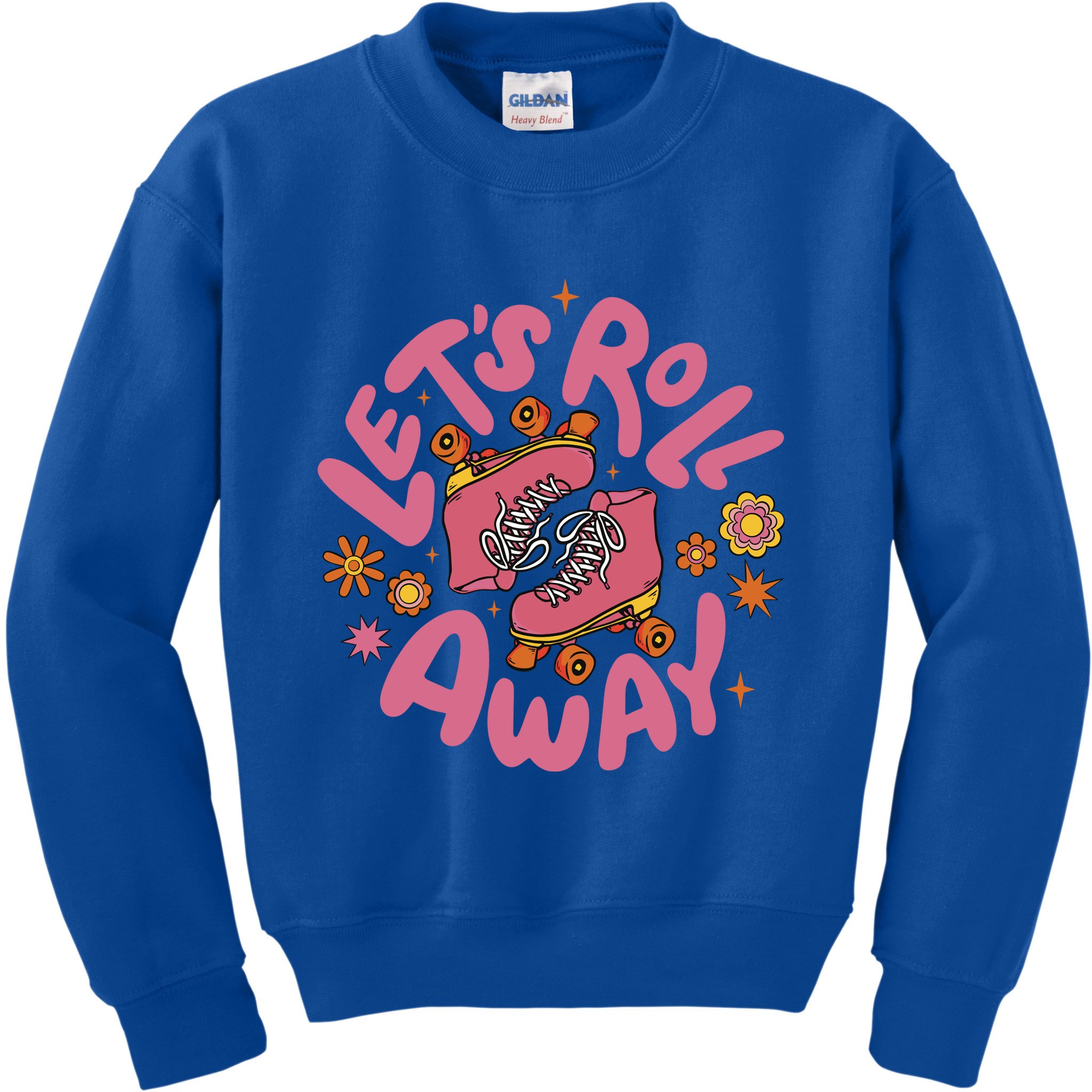 Let's Roll Away Skate Kids Sweatshirt