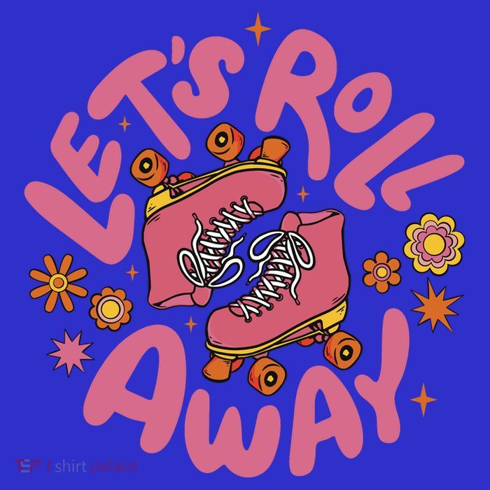 Let's Roll Away Skate Zip Tote Bag