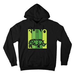 Lucky Rhino Animal St Patrick's Day Irish Gift Tall Hoodie