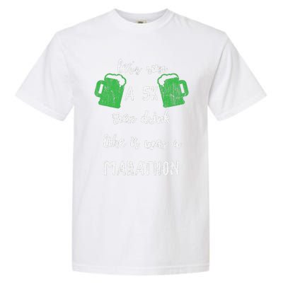 Let's Run A 5K And Drink Like It Was A Marathon St Patty's Garment-Dyed Heavyweight T-Shirt