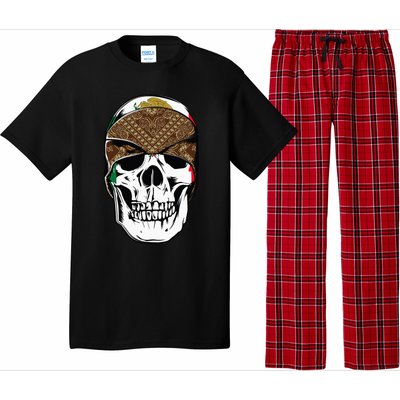 Low Rider Art Brown Bandana Aztec Skull Chicano Pride La Og Pajama Set