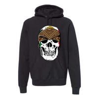 Low Rider Art Brown Bandana Aztec Skull Chicano Pride La Og Premium Hoodie