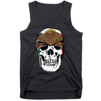 Low Rider Art Brown Bandana Aztec Skull Chicano Pride La Og Tank Top