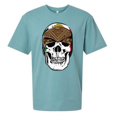 Low Rider Art Brown Bandana Aztec Skull Chicano Pride La Og Sueded Cloud Jersey T-Shirt