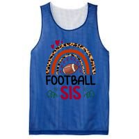 Leopard Rainbow American Football Sis Family Matching Sister Gift Mesh Reversible Basketball Jersey Tank