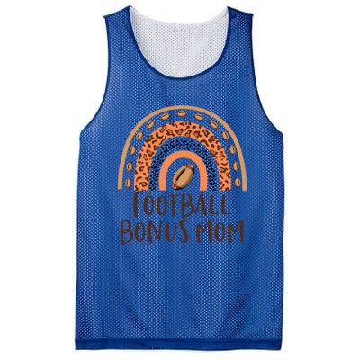 Leopard Rainbow American Football Bonus Mom Game Day Vibes Gift Mesh Reversible Basketball Jersey Tank