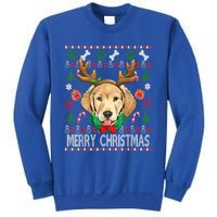 Labrador Retriever Antlers Christmas Ugly Christmas Sweater Cute Gift Sweatshirt