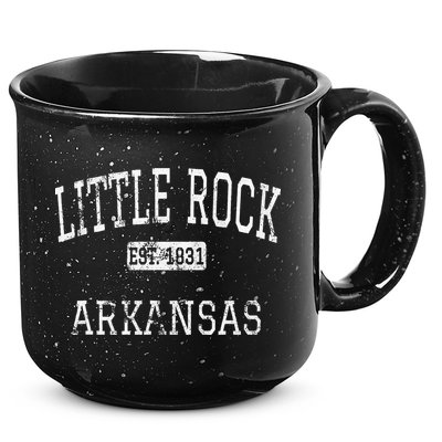 Little Rock Arkansas Ar Vintage 15oz Campfire Ceramic Mug
