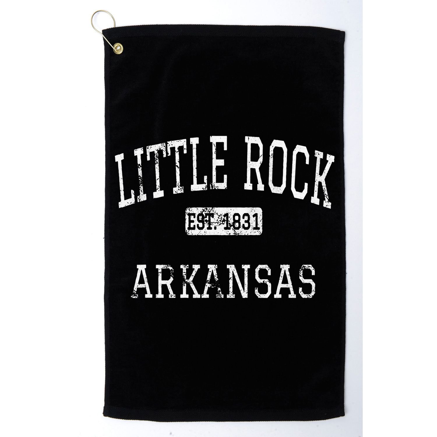 Little Rock Arkansas Ar Vintage Golf Towel