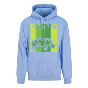 Lucky Rhino Animal St Patrick's Day Irish Gift Unisex Surf Hoodie