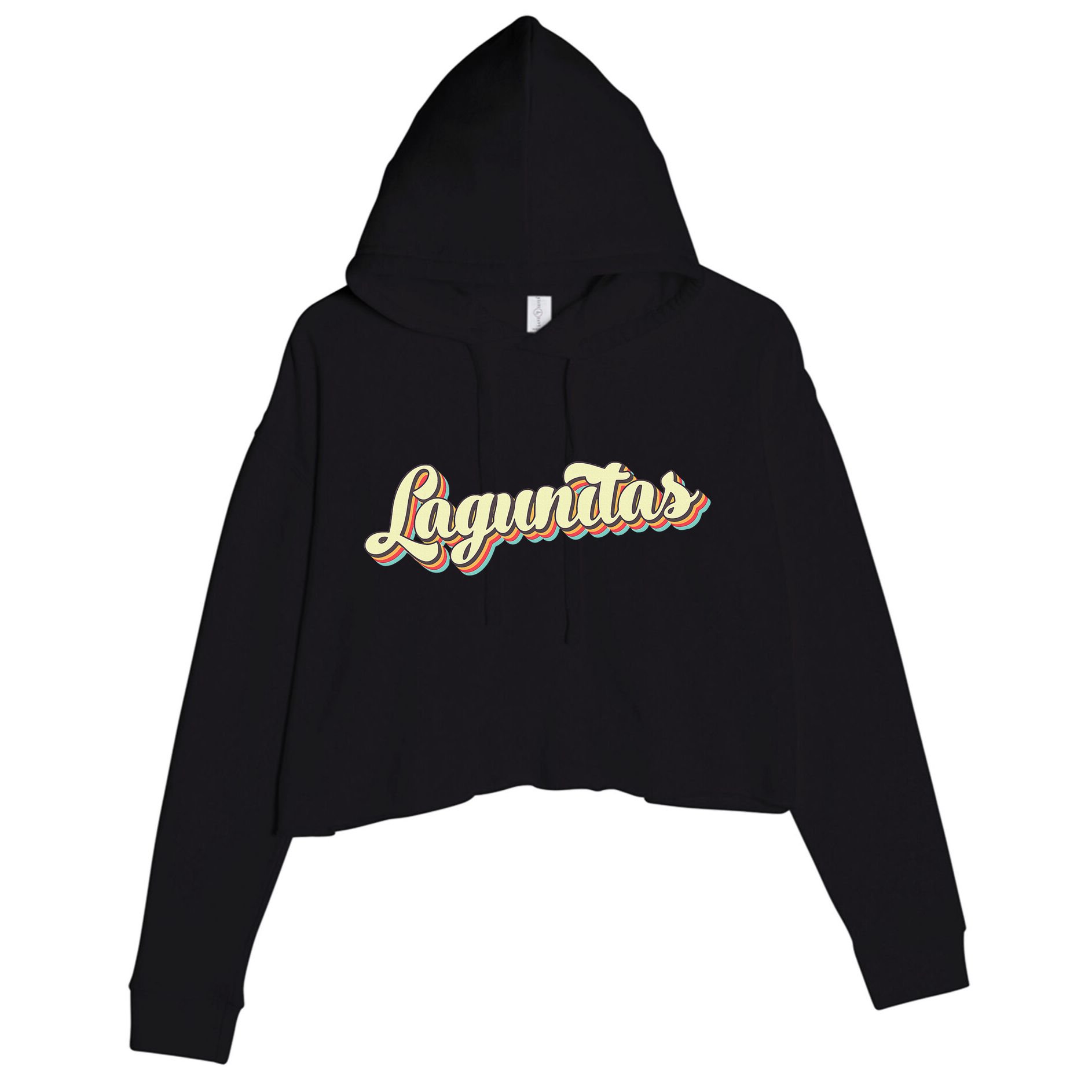 Lagunitas Retro Art Baseball Crop Fleece Hoodie
